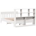 Miniatyrbilde 9 av 11: vidaXL Sengeramme uten madrass hvit 150x200 cm heltre furu