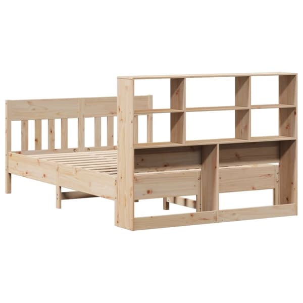 vidaXL sengeramme uden madras 140x190 cm massivt fyrretræ