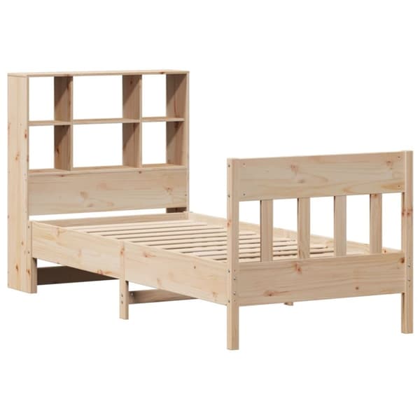 vidaXL Sengeramme uten madrass 75x190 cm heltre furu