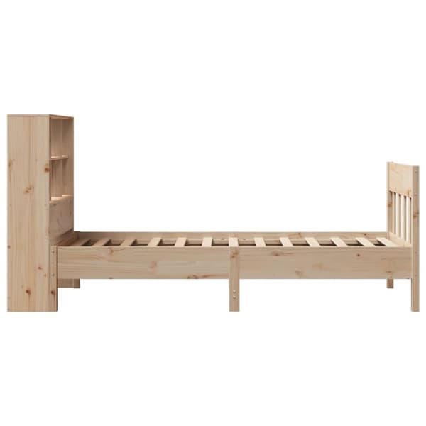 vidaXL Sengeramme uten madrass 75x190 cm heltre furu