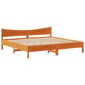 Miniatyrbillede 6 af 11: vidaXL sengeramme uden madras 180x200 cm massivt fyrretræ gyldenbrun