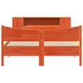 Miniatyrbilde 5 av 11: vidaXL Sengeramme uten madrass brun 135x190 cm heltre furu