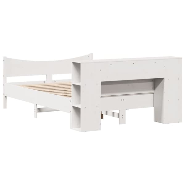 vidaXL Sengeramme uten madrass hvit 160x200 cm heltre furu