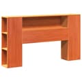Miniatyrbilde 7 av 11: vidaXL Sengeramme uten madrass voksbrun 160x200 cm heltre furu