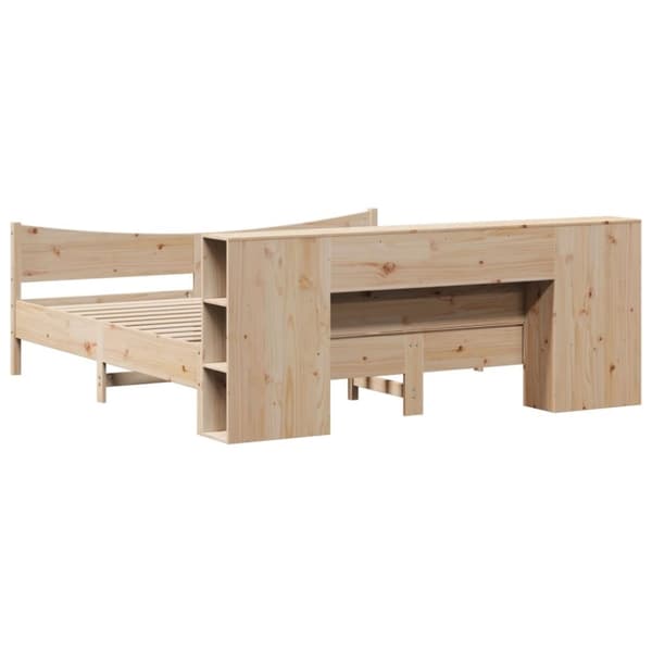 vidaXL Sengeramme uten madrass 180x200 cm heltre furu