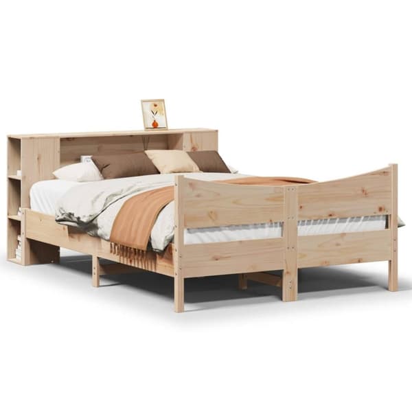 vidaXL sengeramme uden madras 160x200 cm massivt fyrretræ