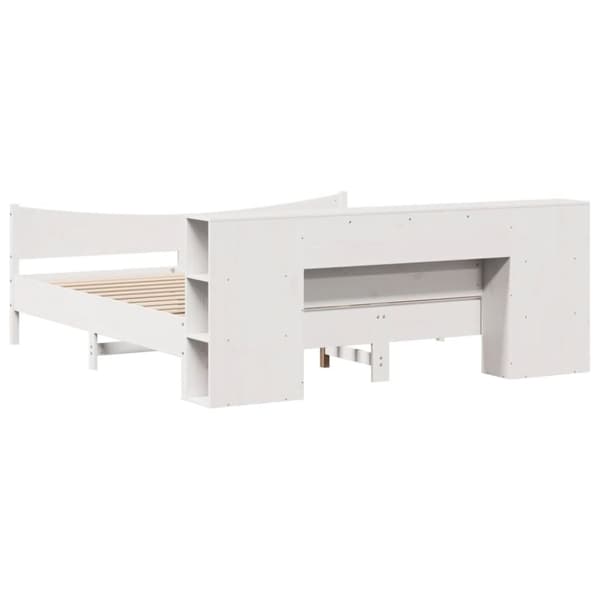vidaXL Sengeramme uten madrass hvit 180x200 cm heltre furu
