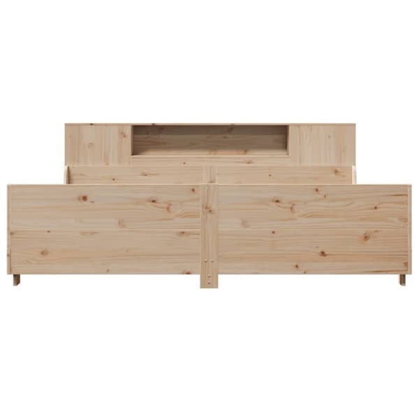 vidaXL Sengeramme uten madrass 180x200 cm heltre furu
