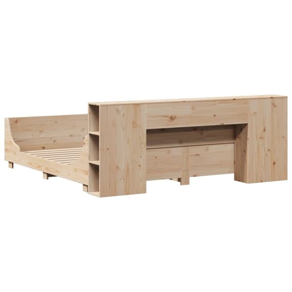 vidaXL Sengeramme uten madrass 180x200 cm heltre furu
