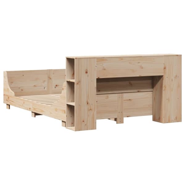 vidaXL Sengeramme uten madrass 160x200 cm heltre furu