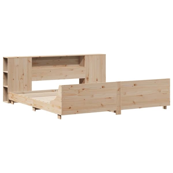 vidaXL Sengeramme uten madrass 180x200 cm heltre furu