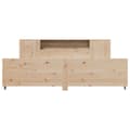 Miniatyrbilde 5 av 11: vidaXL Sengeramme uten madrass 180x200 cm heltre furu