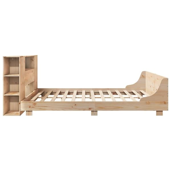vidaXL Sengeramme uten madrass 180x200 cm heltre furu