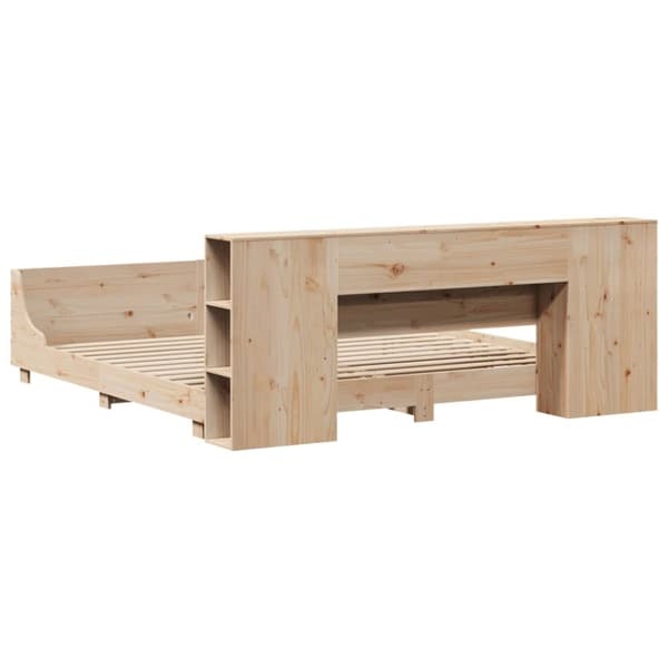 vidaXL Sengeramme uten madrass 180x200 cm heltre furu
