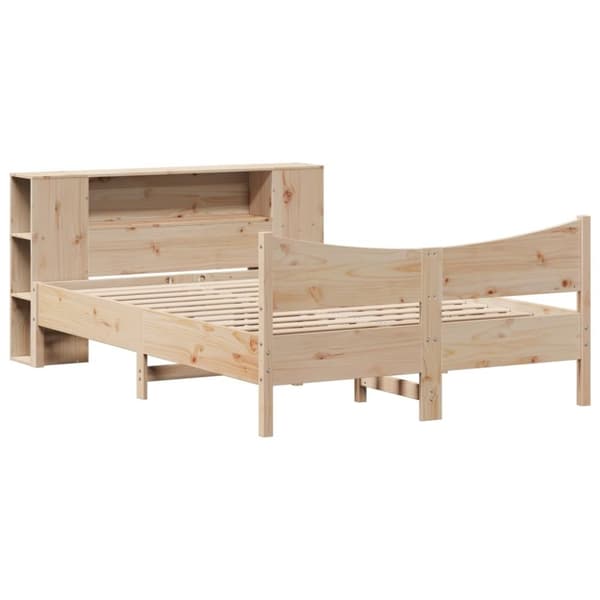 vidaXL Sengeramme uten madrass 120x190 cm heltre furu