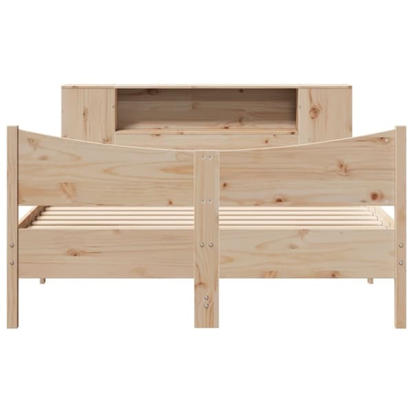 vidaXL Sengeramme uten madrass 120x190 cm heltre furu