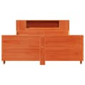 Miniatyrbilde 5 av 11: vidaXL Sengeramme uten madrass voksbrun 120x190 cm heltre furu