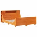 Miniatyrbilde 4 av 11: vidaXL Sengeramme uten madrass brun 150x200 cm heltre furu