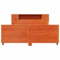 Miniatyrbilde 5 av 11: vidaXL Sengeramme uten madrass brun 150x200 cm heltre furu