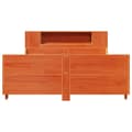 Miniatyrbilde 5 av 11: vidaXL Sengeramme uten madrass brun 135x190 cm heltre furu