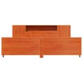 Miniatyrbilde 5 av 11: vidaXL Sengeramme uten madrass voksbrun 180x200 cm heltre furu