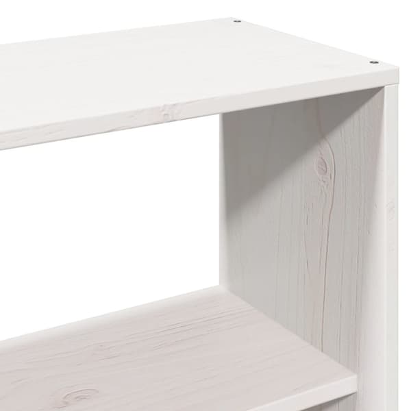 vidaXL sengeramme uden madras 160x200 cm massivt fyrretræ hvid