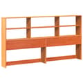 Miniatyrbilde 7 av 11: vidaXL Sengeramme uten madrass voksbrun 180x200 cm heltre furu