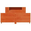 Miniatyrbilde 5 av 11: vidaXL Sengeramme uten madrass brun 150x200 cm heltre furu