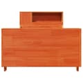 Miniatyrbilde 5 av 11: vidaXL Sengeramme uten madrass voksbrun 100x200 cm heltre furu