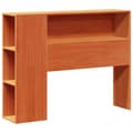 Miniatyrbilde 7 av 11: vidaXL Sengeramme uten madrass voksbrun 100x200 cm heltre furu