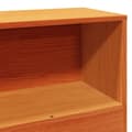 Miniatyrbilde 11 av 11: vidaXL Sengeramme uten madrass voksbrun 100x200 cm heltre furu