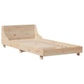 Miniatyrbilde 6 av 11: vidaXL Sengeramme uten madrass 100x200 cm heltre furu