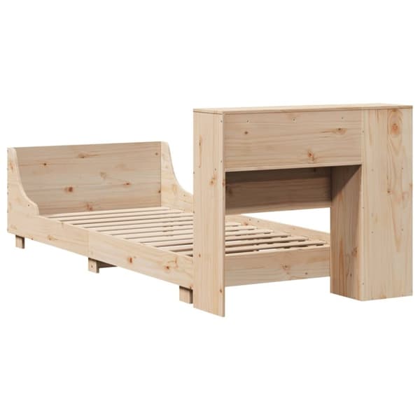 vidaXL Sengeramme uten madrass 100x200 cm heltre furu