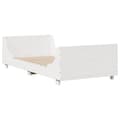 Miniatyrbilde 6 av 11: vidaXL Sengeramme uten madrass hvit 100x200 cm heltre furu