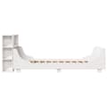 Miniatyrbilde 8 av 11: vidaXL Sengeramme uten madrass hvit 100x200 cm heltre furu
