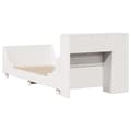 Miniatyrbilde 9 av 11: vidaXL Sengeramme uten madrass hvit 100x200 cm heltre furu