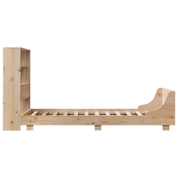 vidaXL Sängynrunko ilman patjaa 75x190 cm täysi mänty