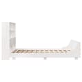 Miniatyrbilde 8 av 11: vidaXL Sengeramme uten madrass hvit 120x190 cm heltre furu