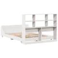 Miniatyrbilde 9 av 11: vidaXL Sengeramme uten madrass hvit 120x190 cm heltre furu