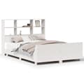 Miniatyrbilde 1 av 11: vidaXL Sengeramme uten madrass hvit 120x190 cm heltre furu