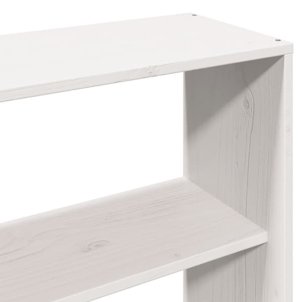 vidaXL sengeramme uden madras 180x200 cm massivt fyrretræ hvid