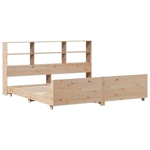 vidaXL sengeramme uden madras 180x200 cm massivt fyrretræ