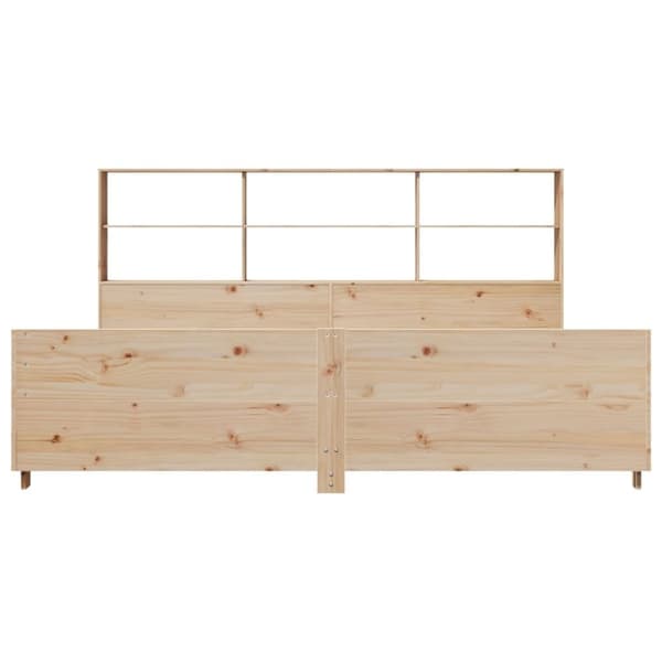 vidaXL sengeramme uden madras 180x200 cm massivt fyrretræ