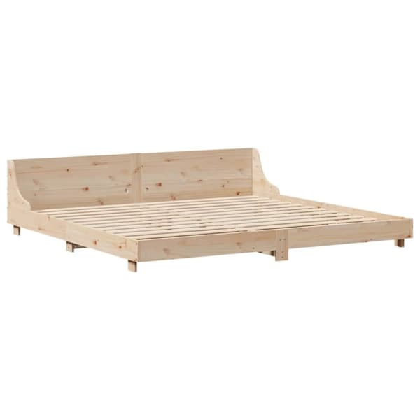 vidaXL sengeramme uden madras 180x200 cm massivt fyrretræ