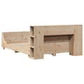 Miniatyrbilde 9 av 11: vidaXL Sengeramme uten madrass 140x200 cm heltre furu
