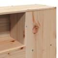 Miniatyrbilde 11 av 11: vidaXL Sengeramme uten madrass 140x200 cm heltre furu