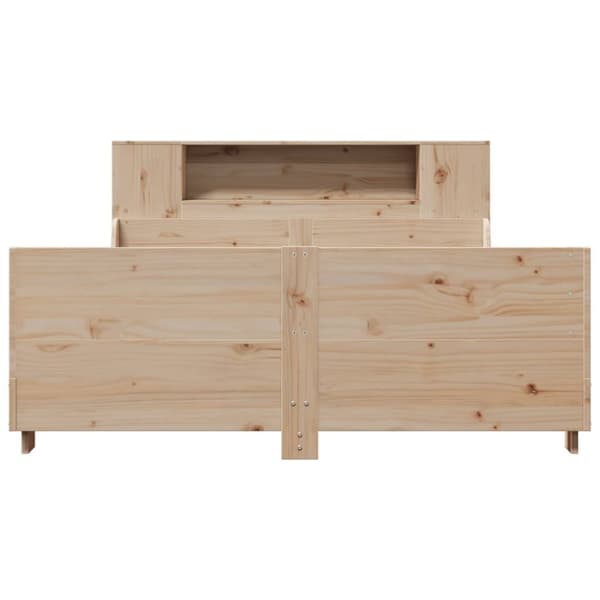 vidaXL Sengeramme uten madrass 140x190 cm heltre furu