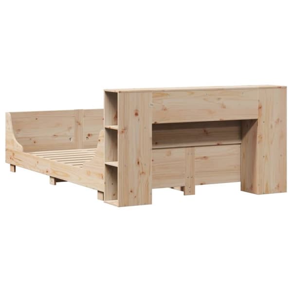 vidaXL Sengeramme uten madrass 140x190 cm heltre furu