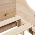 Miniatyrbilde 10 av 11: vidaXL Sengeramme uten madrass 140x190 cm heltre furu