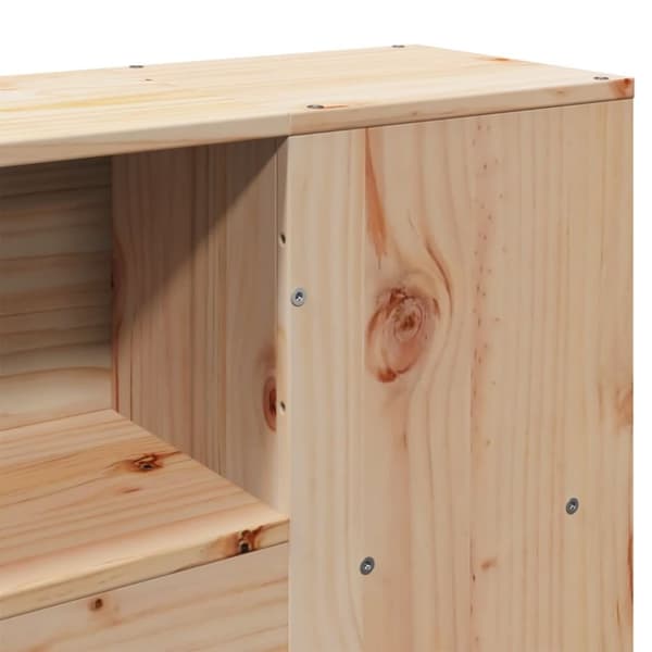 vidaXL Sengeramme uten madrass 140x190 cm heltre furu